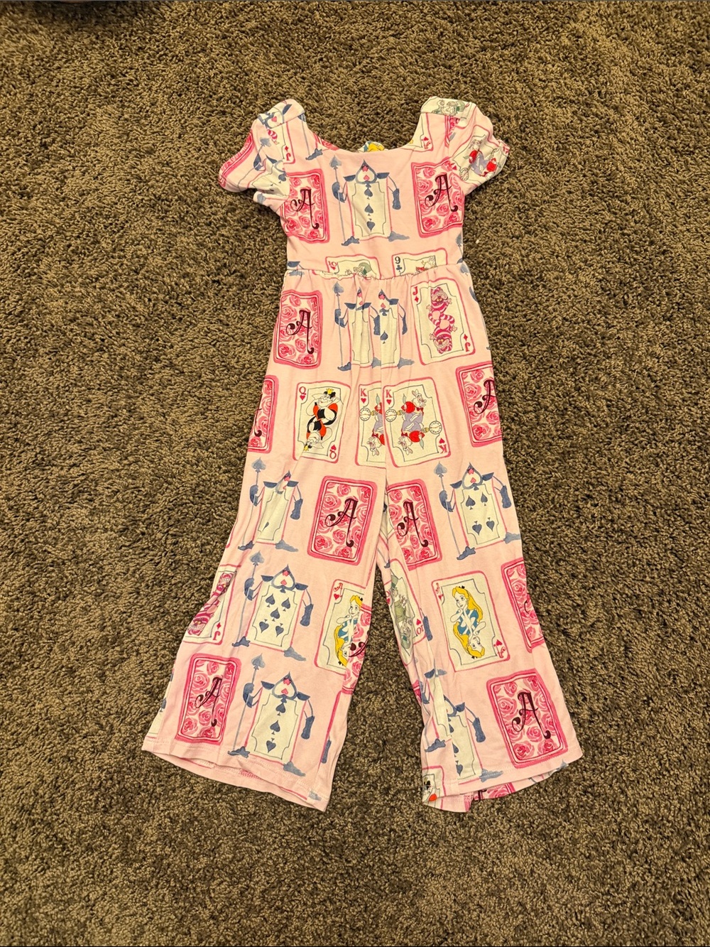 Posh Peanut alice in wonderland tie back jumpsuit - 18-24m